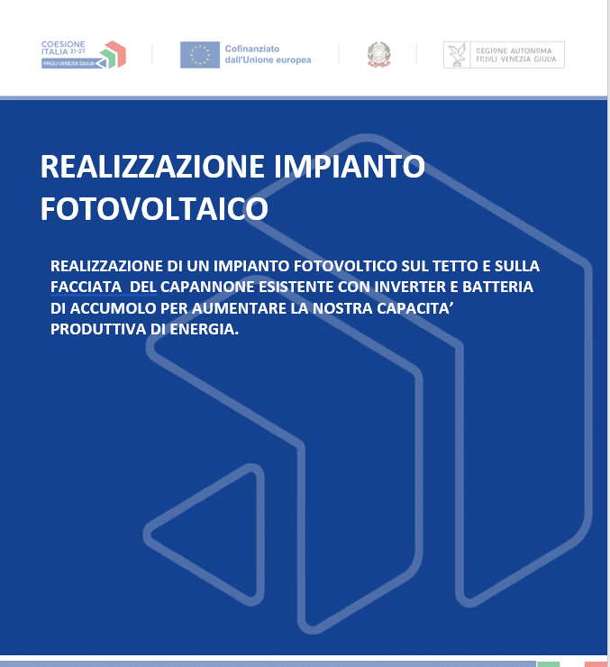 Realizzazione impianto fotovoltaico